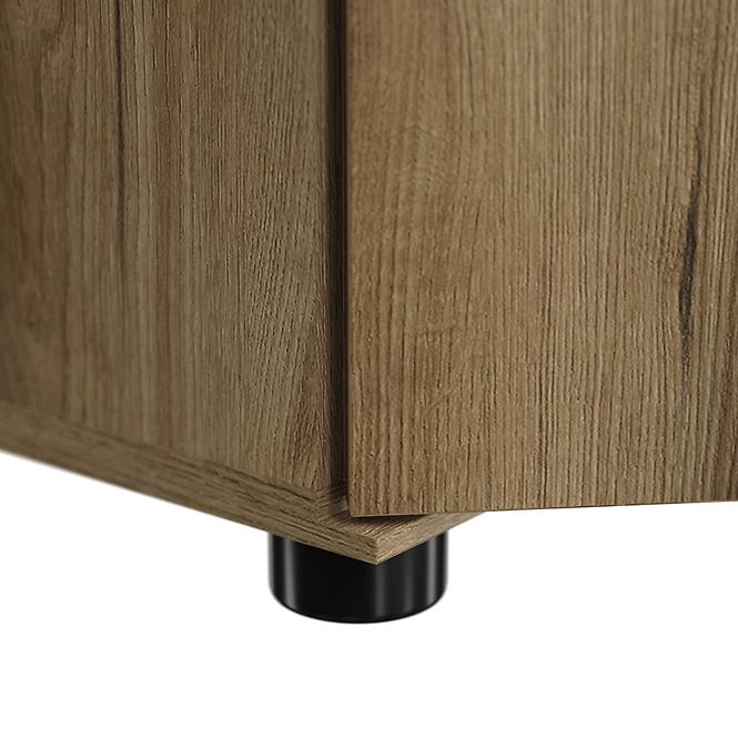 Komoda Camino 3D2S CMNK 02 dub evoke+dub evoke+ob.čierna
