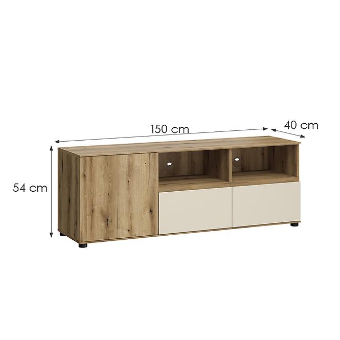 TV Stolík Camino 1D2S CMNF 01 dub evoke+cashmere