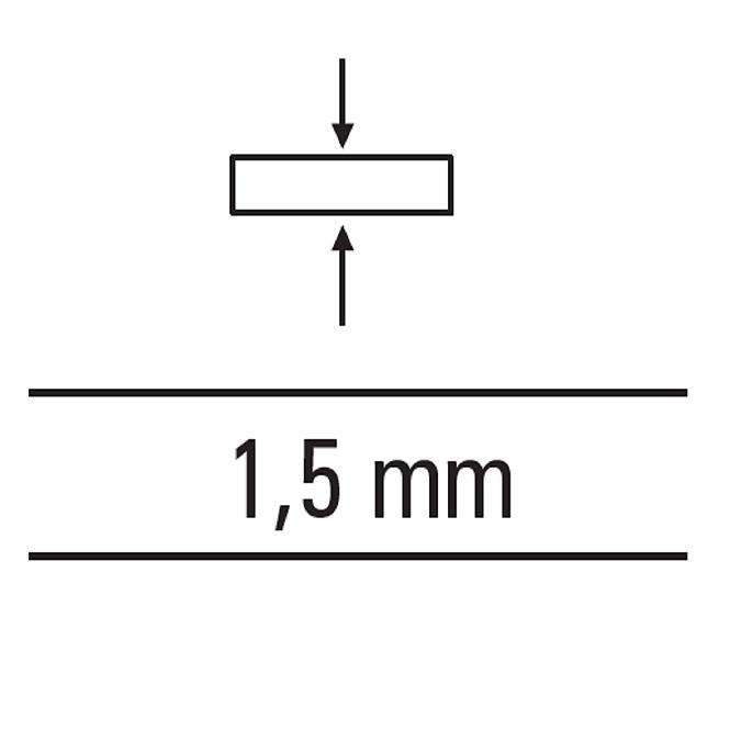 Dištančné krížiky 1,5mm 150 ks