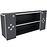 Polička Matrix Shelf II grafit/biela