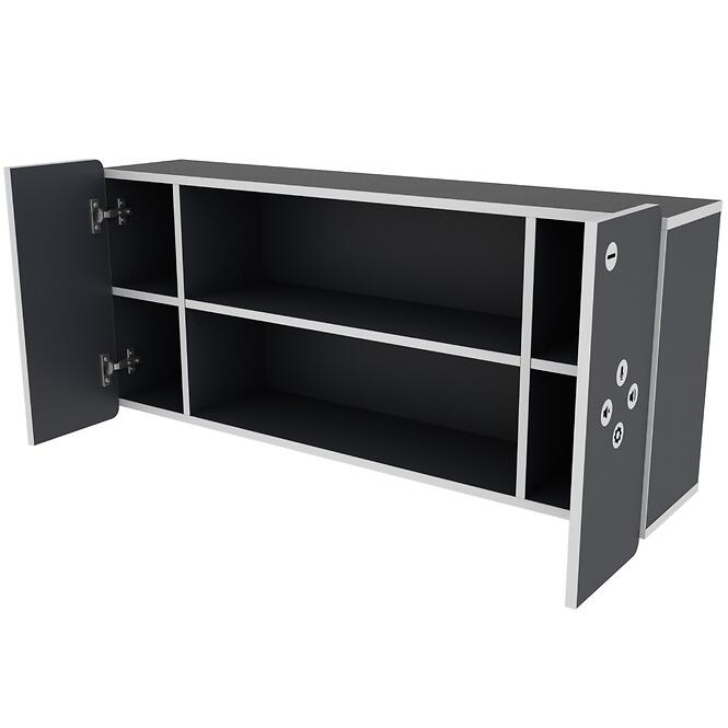 Polička Matrix Shelf II grafit/biela,3