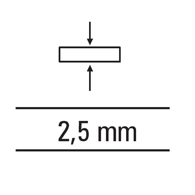 Dištančné krížiky s úchytom 2,5mm 70 ks