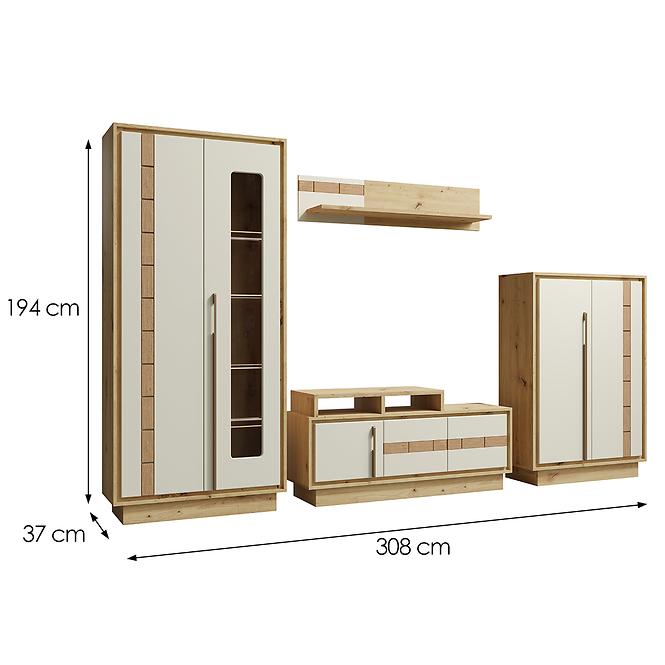 Obývacia Stena Keks A 308 cashmere,3