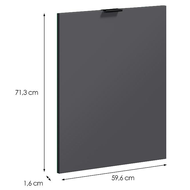 Dvierka na umývačku LOFT II 60X720 grafit