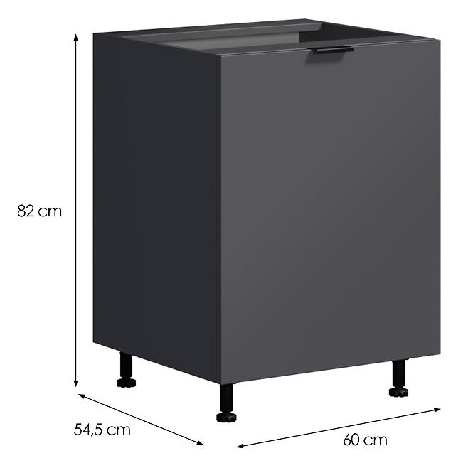Kuchynská Skrinka LOFT II D60 grafit,2