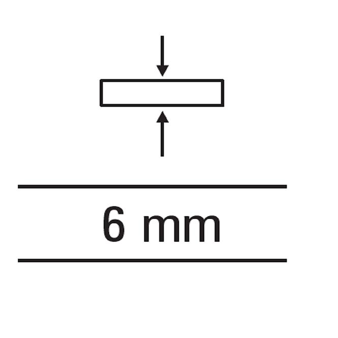 Dištančné krížiky 6mm 50 ks