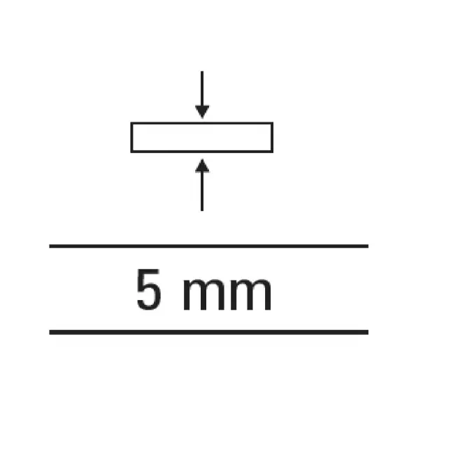 Dištančné krížiky 5mm 75 ks,4