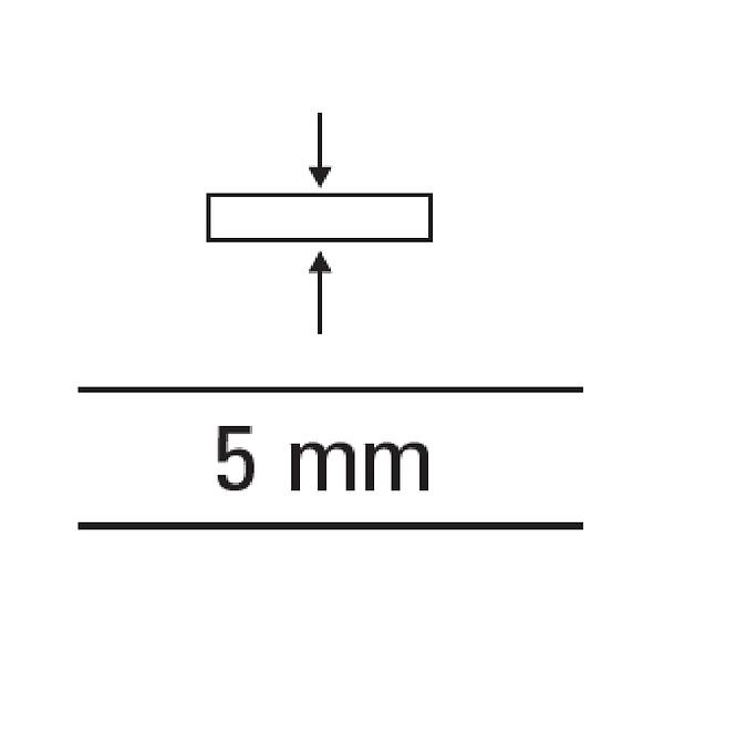 Dištančné krížiky 5mm 75 ks,4