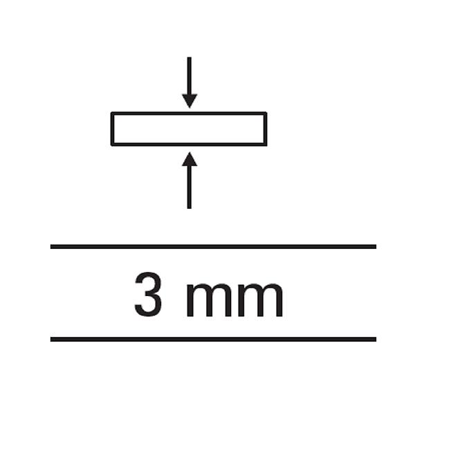 Dištančné krížiky 3mm 150 ks,4