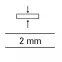 Dištančné krížiky 2mm 150 ks,4