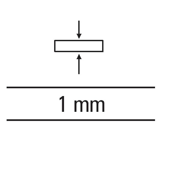 Dištančné krížiky 1mm 150 ks,4