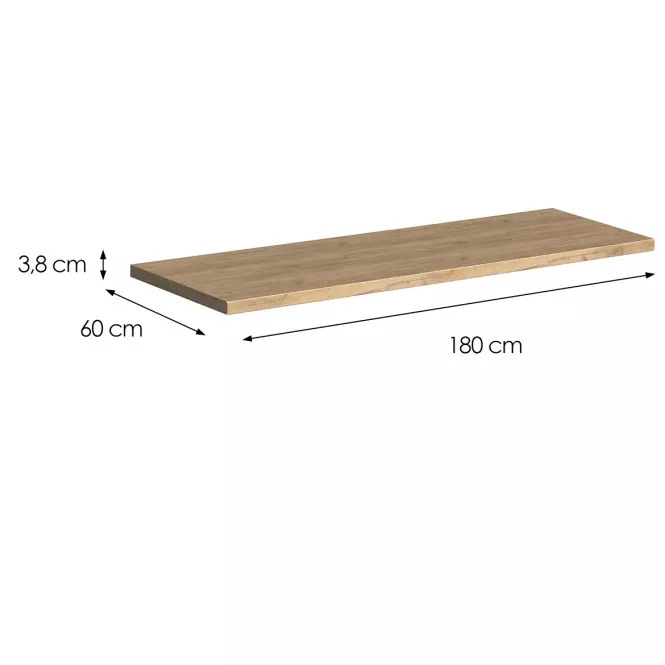 Kuchynská doska Loft II 180 cm dub craft