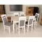 Stôl ST-05 140x80+40 cm sonoma/biela,6
