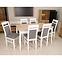 Stôl ST-05 140x80+40 cm sonoma/biela,6