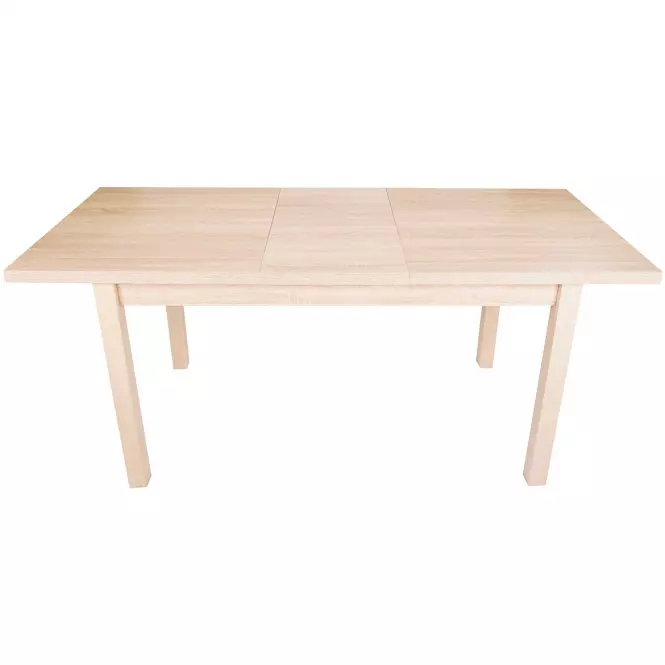 Stôl ST-874 140x80+40 cm sonoma