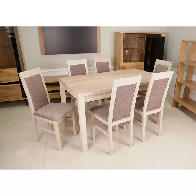 Stôl ST-874 140x80+40 cm sonoma