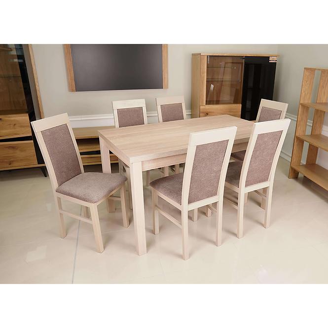 Stôl ST-874 140x80+40 cm sonoma
