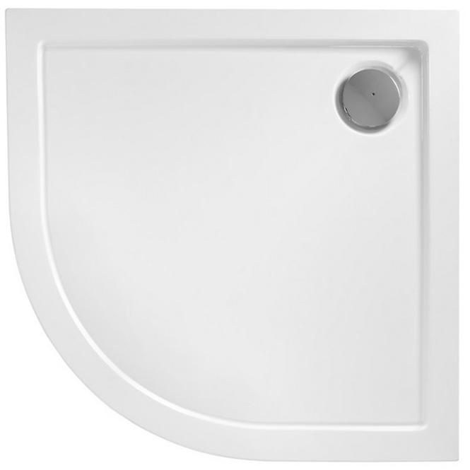 Vanička polokrúhla Look Rea K7909 white 80x100 ľavý