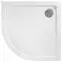 Vanička polokrúhla Look Rea K7906 white 80x100 pravý,2