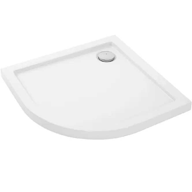 Vanička polokrúhla Look Rea K7908 white 80x80