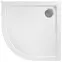 Vanička polokrúhla Look Rea K7908 white 80x80,2