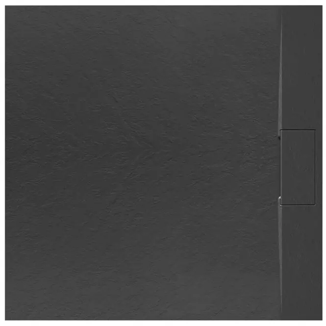 Vanička štvorcová Bazalt black 90x90,2