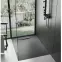 Vanička štvorcová Bazalt black 90x90,5