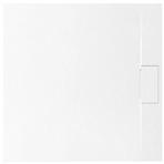 Vanička štvorcová Bazalt white 90x90