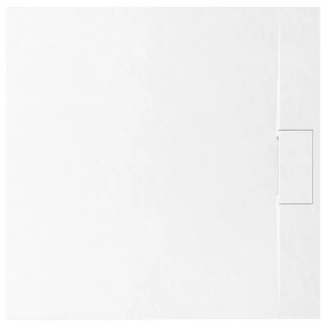Vanička štvorcová Bazalt white 90x90