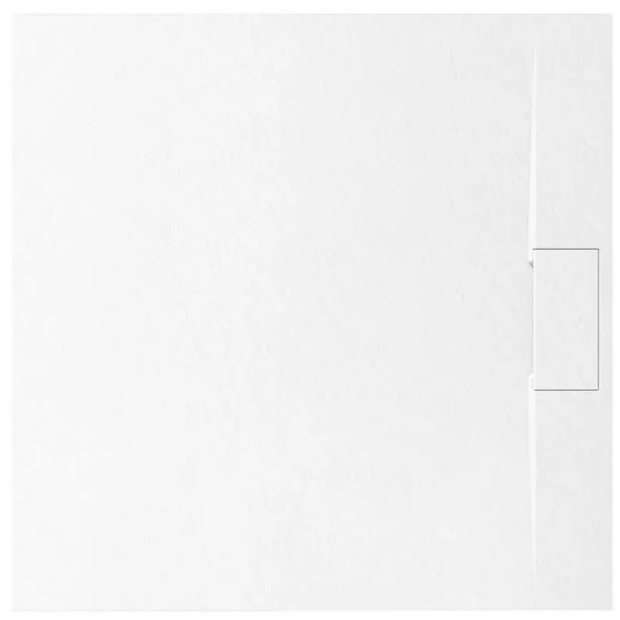 Vanička štvorcová Bazalt white 90x90