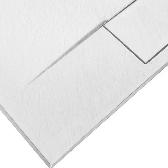Vanička štvorcová Bazalt white 90x90