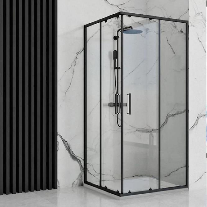 Vanička štvorcová Bazalt white 90x90