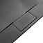 Vanička obdĺžniková Bazalt Long black 80x100,3