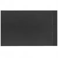 Vanička obdĺžniková Bazalt black 80x100