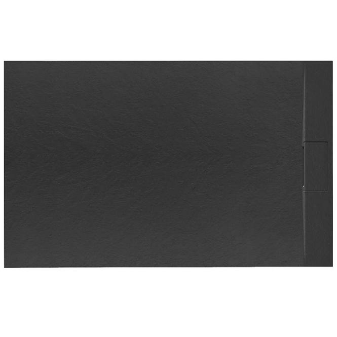 Vanička obdĺžniková Bazalt black 80x100
