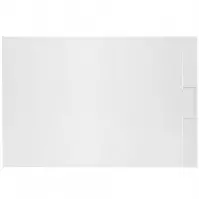 Vanička obdĺžniková Bazalt white 80x100