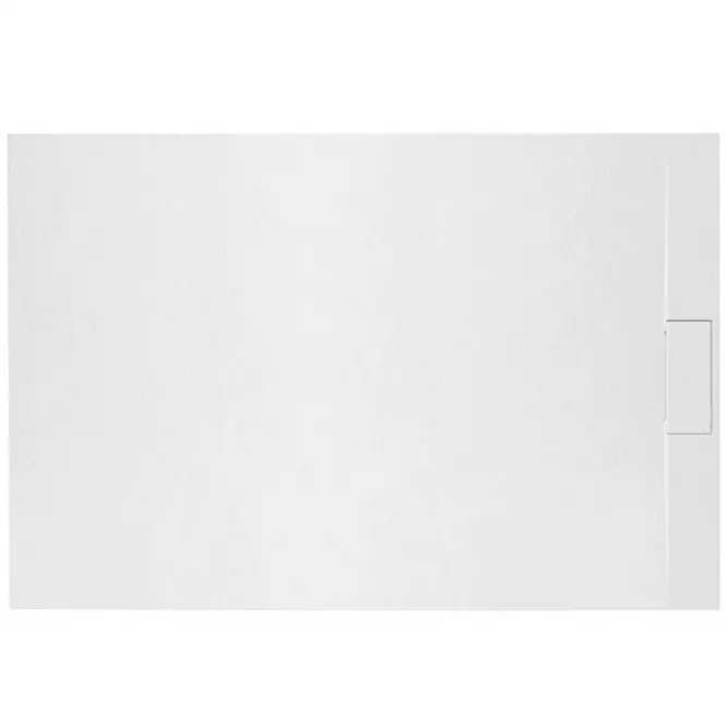Vanička obdĺžniková Bazalt white 80x100