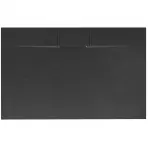 Vanička obdĺžniková Bazalt Long black 80x120