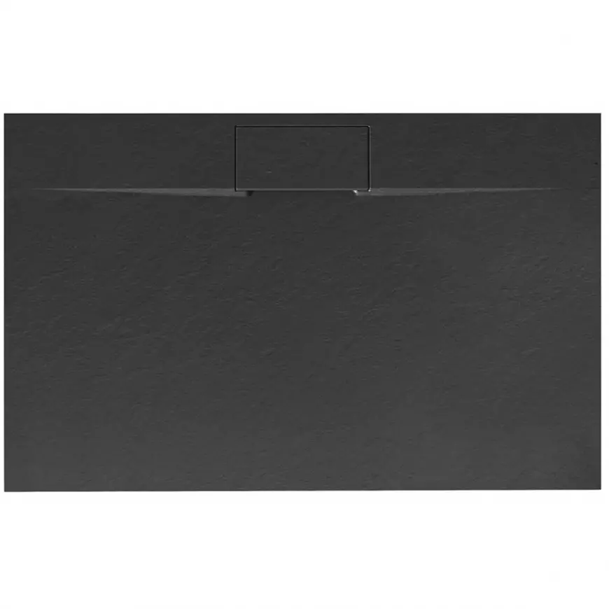 Vanička obdĺžniková Bazalt Long black 80x120