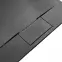 Vanička obdĺžniková Bazalt Long black 80x120,3