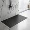 Vanička obdĺžniková Bazalt Long black 80x120,4