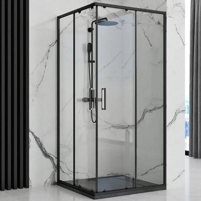 Vanička obdĺžniková Bazalt black 80x120