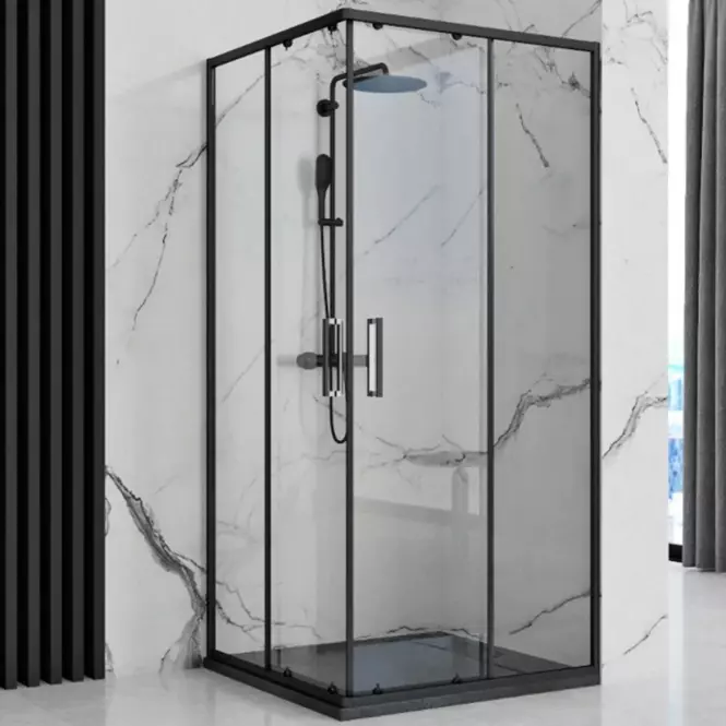 Vanička obdĺžniková Bazalt black 80x120,3