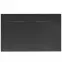 Vanička obdĺžniková Bazalt Long black 90x120,2
