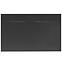 Vanička obdĺžniková Bazalt Long black 90x120,2