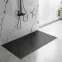 Vanička obdĺžniková Bazalt Long black 90x120,5