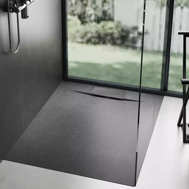 Vanička obdĺžniková Bazalt black 90x120