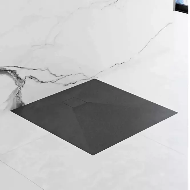 Vanička štvorcová Magnum black 90x90