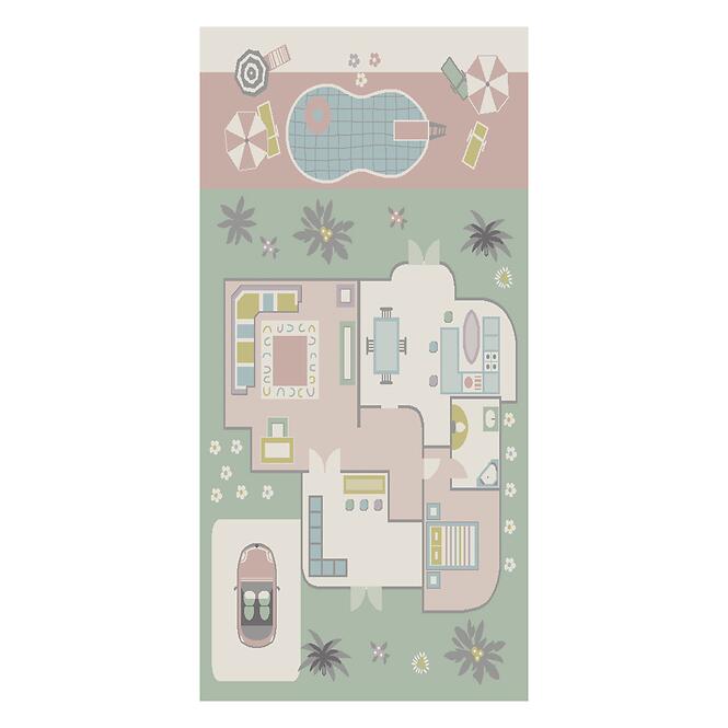 Koberec Frisee Bond Kids 1,6/2,3 40334 240 zelená