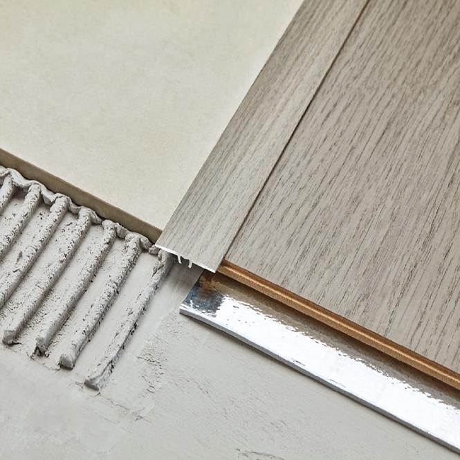 Lišta ochranná zatlačovacia plochý LWP 35 5W1 0,93m C-32 champange 